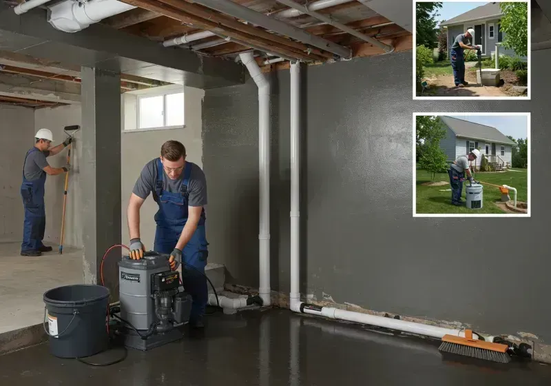 Basement Waterproofing and Flood Prevention process in Sneads Ferry, NC